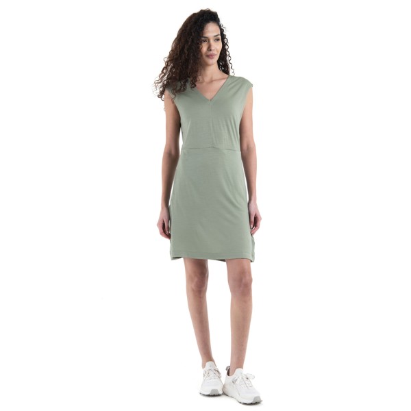 W&#039;s Merino 200 Granary Sleeveless V Neck Dress